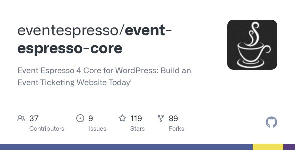 Event Espresso Core Events registration and ticketing